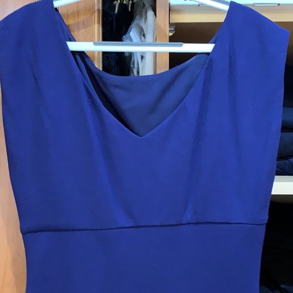 Diane von Furstenberg blue bodycon midi dress - Picture 4 of 5